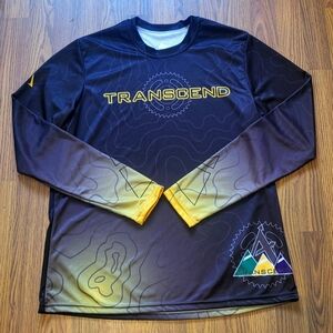 Mens Large Atac Sportswear Long Sleeve Breathable Shirt